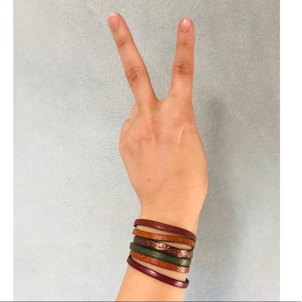 Genuine Italian Leather Bracelets
